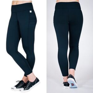 NWT Yaffa Ball‎ Pocket Legging - Black 20” SOLD OUT Retail $98 Size Small